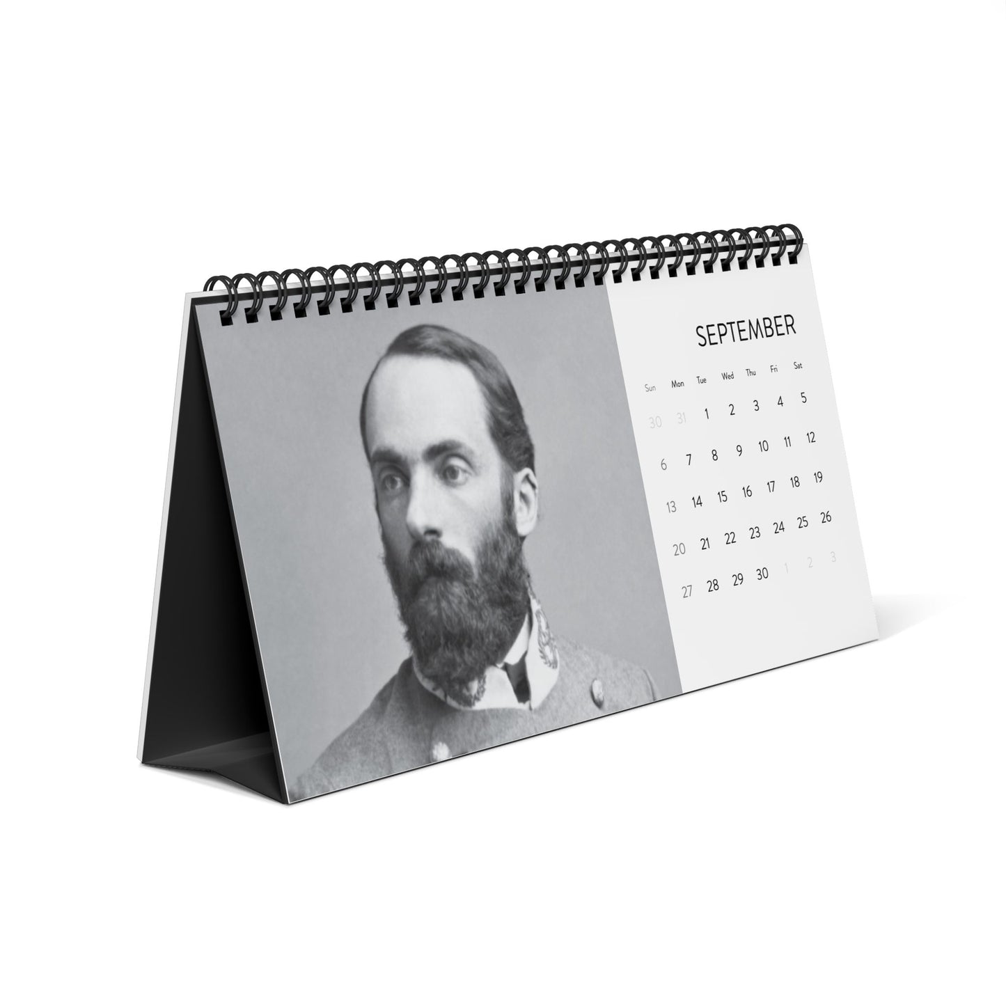 Birthdays of Civil War Generals 2026 Desktop Calendar