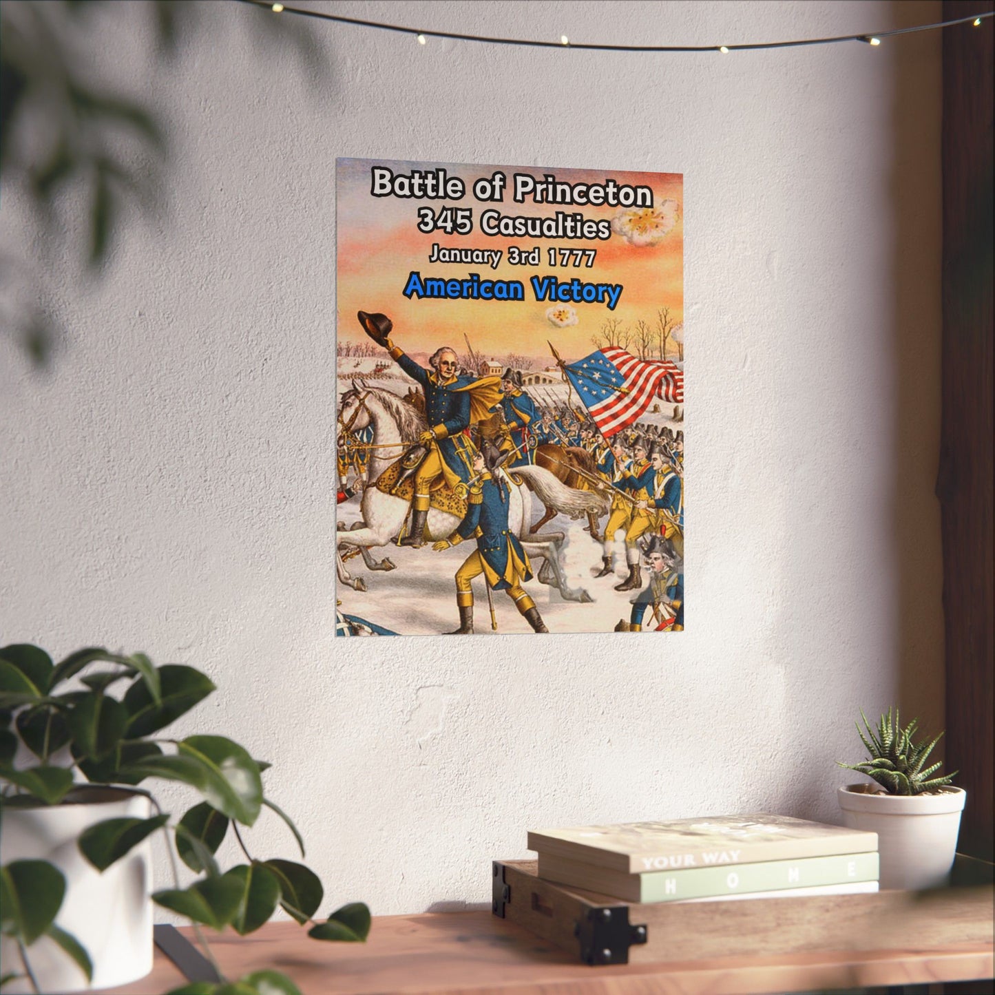 Battle of Princeton Vertical Matte Poster