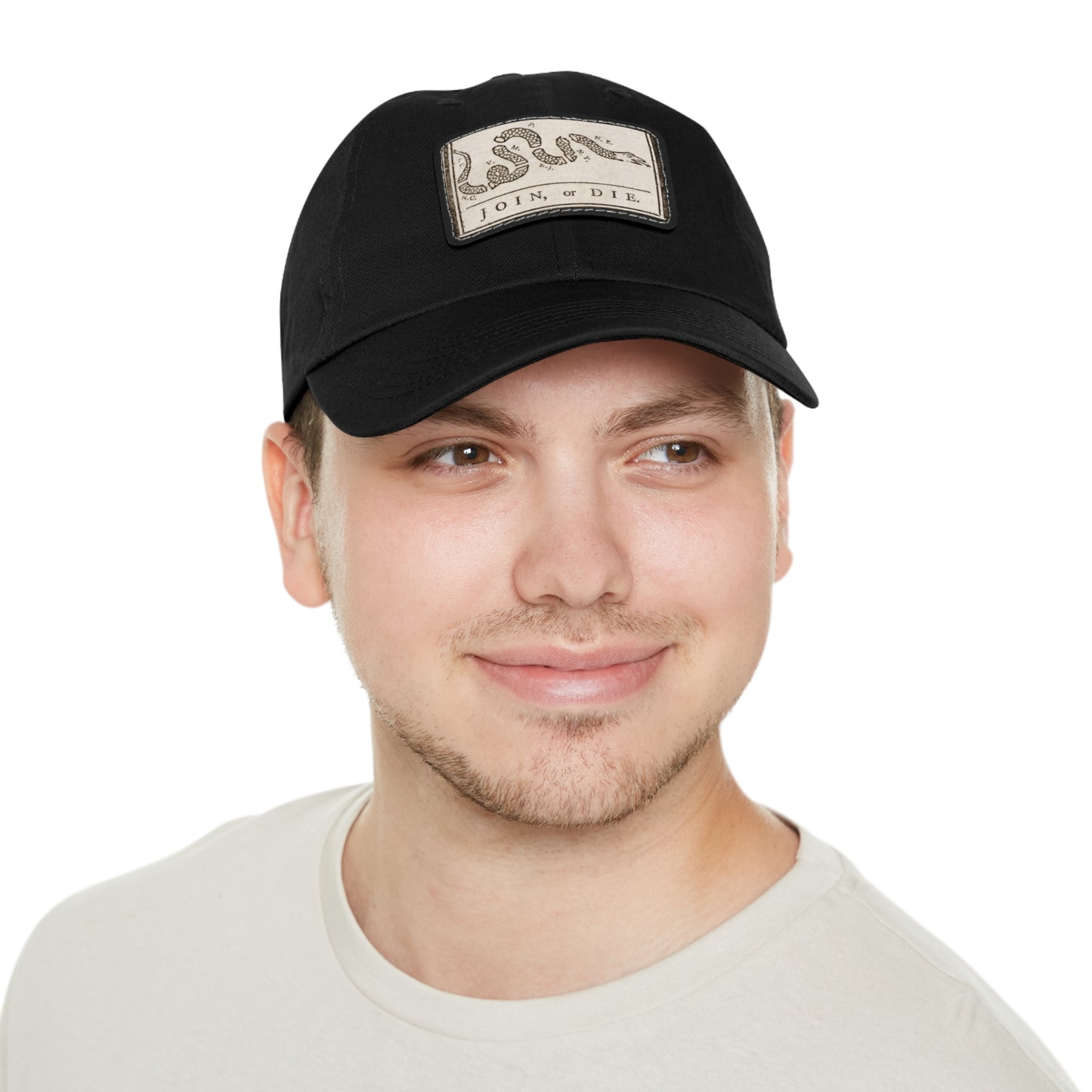 Join or Die Leather Patch Hat