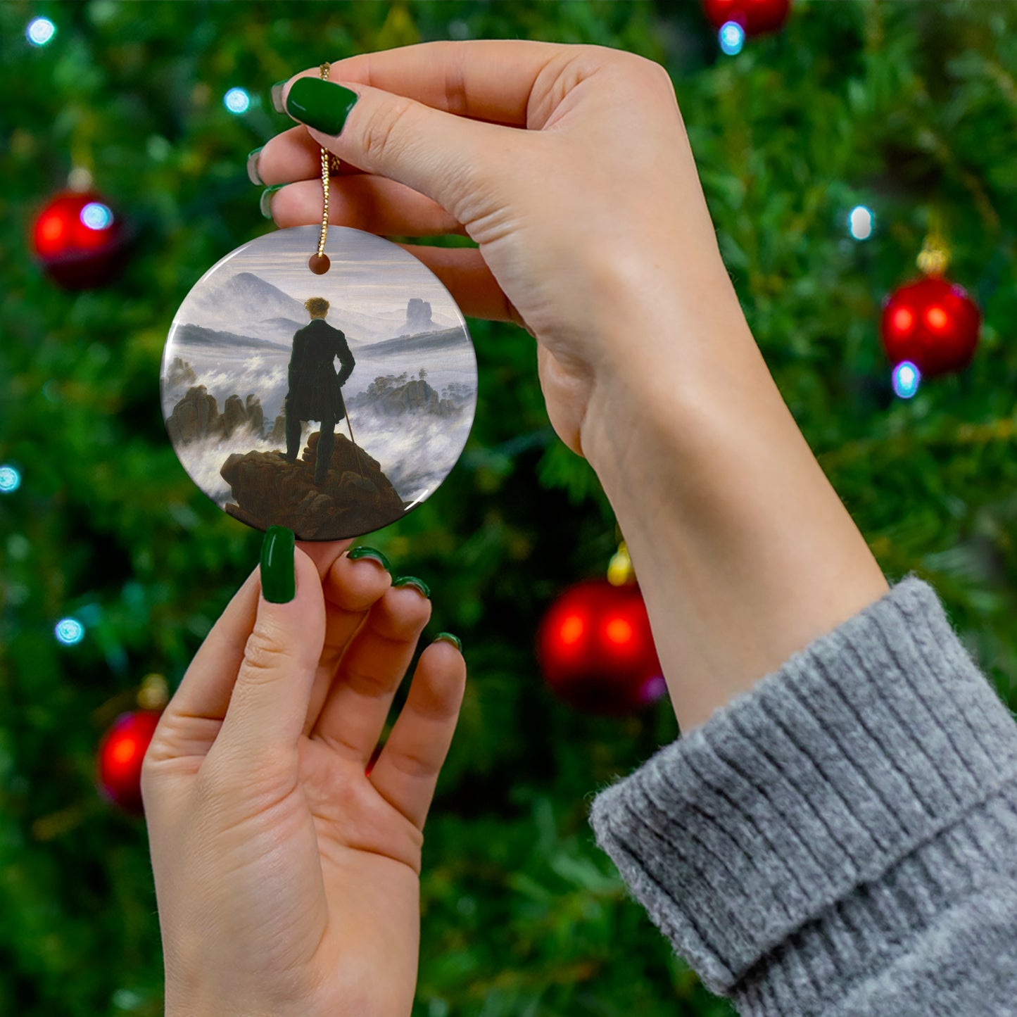 Wanderer Above the Sea of Fog Ornament