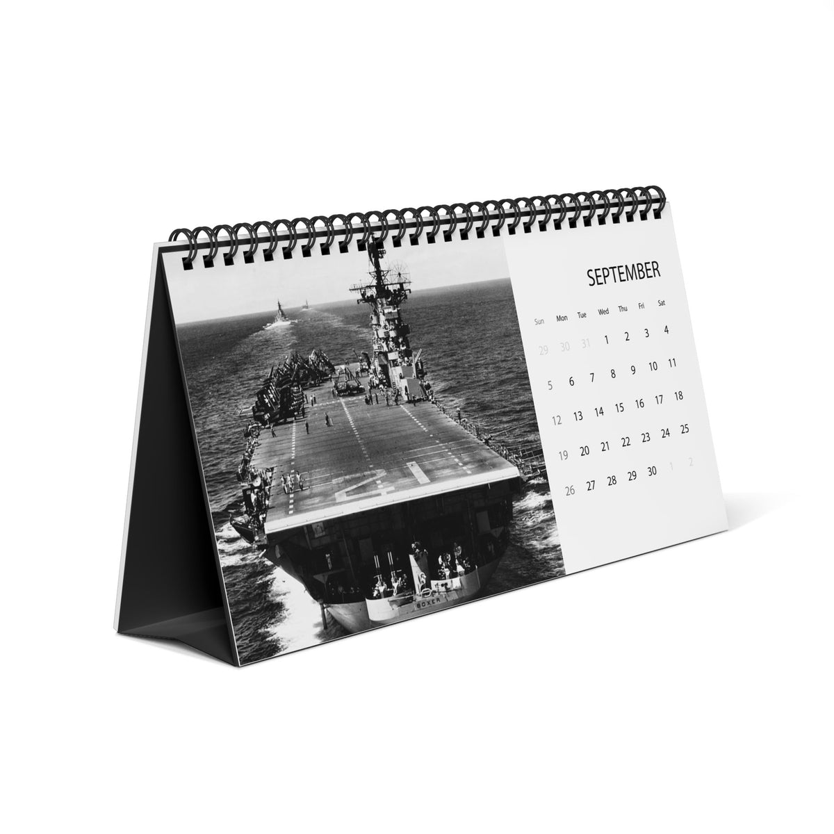 Naval Aircraft Carrier Desktop Calendar 2027