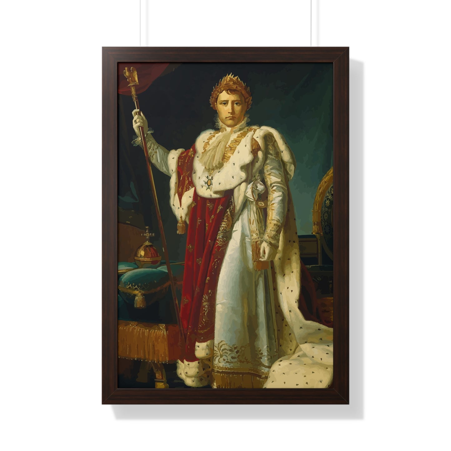 Napoleon Bonaparte as Emperor Framed Painting Poster