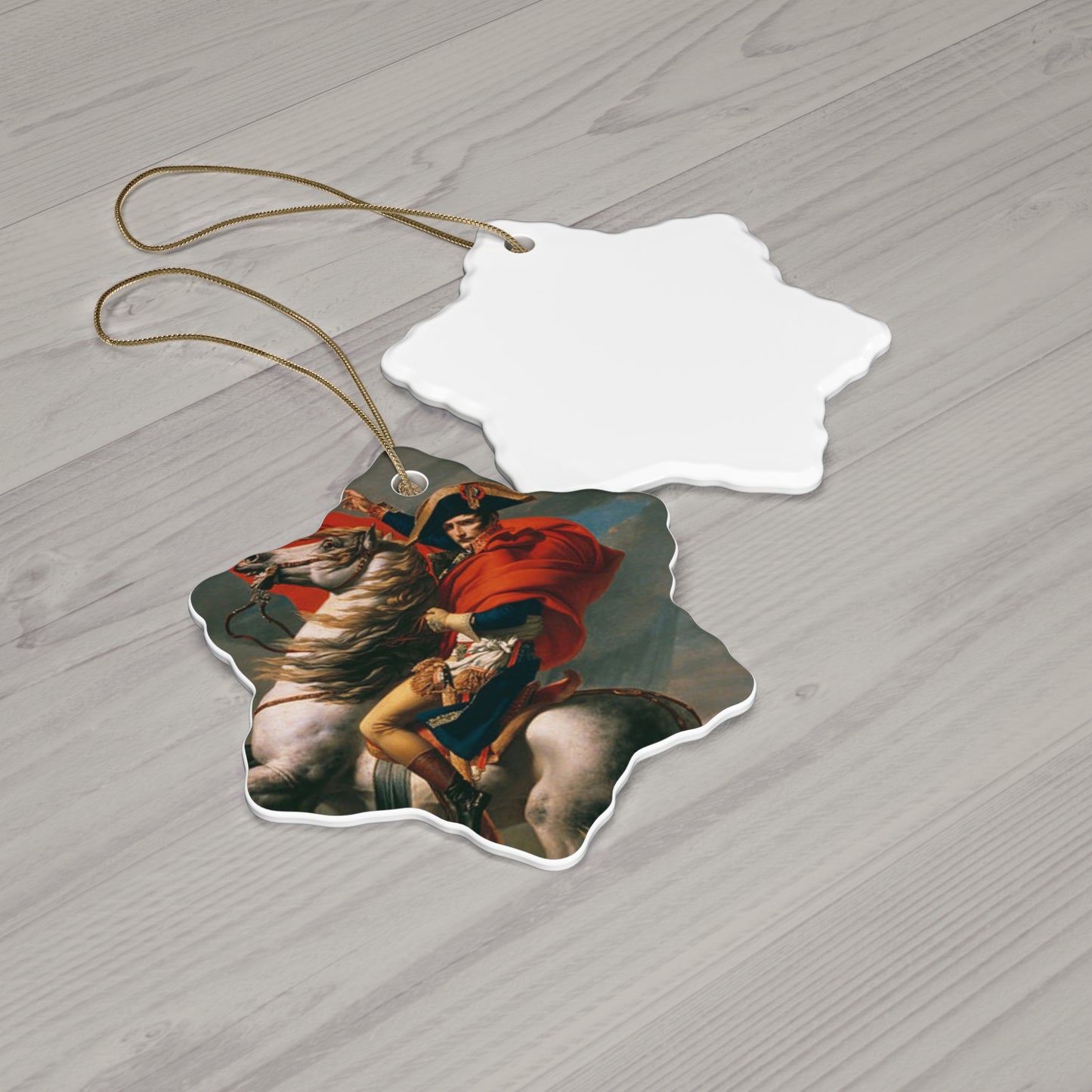 Napoleon Bonaparte Crossing the Alps Ornament