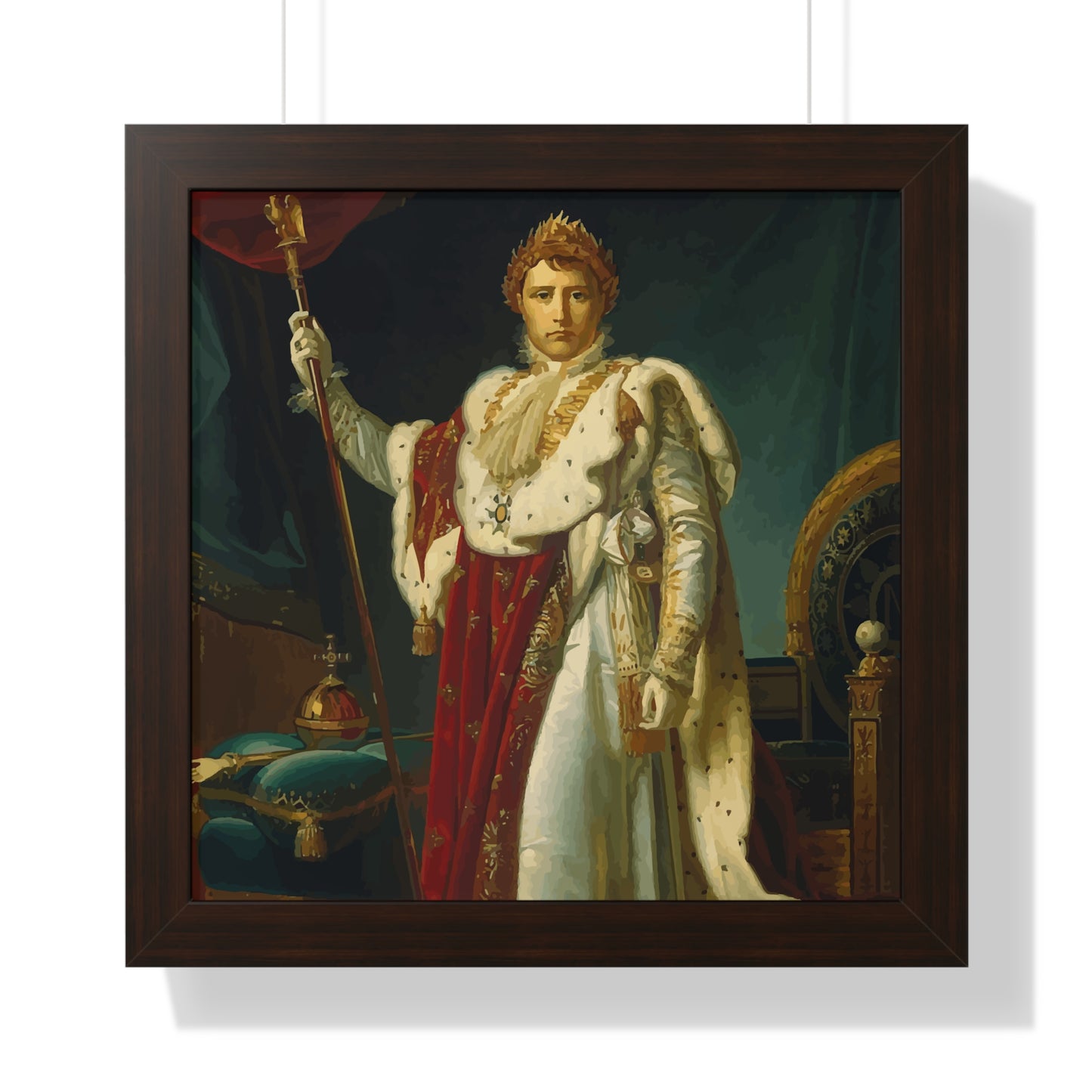 Napoleon Bonaparte as Emperor Framed Painting Poster