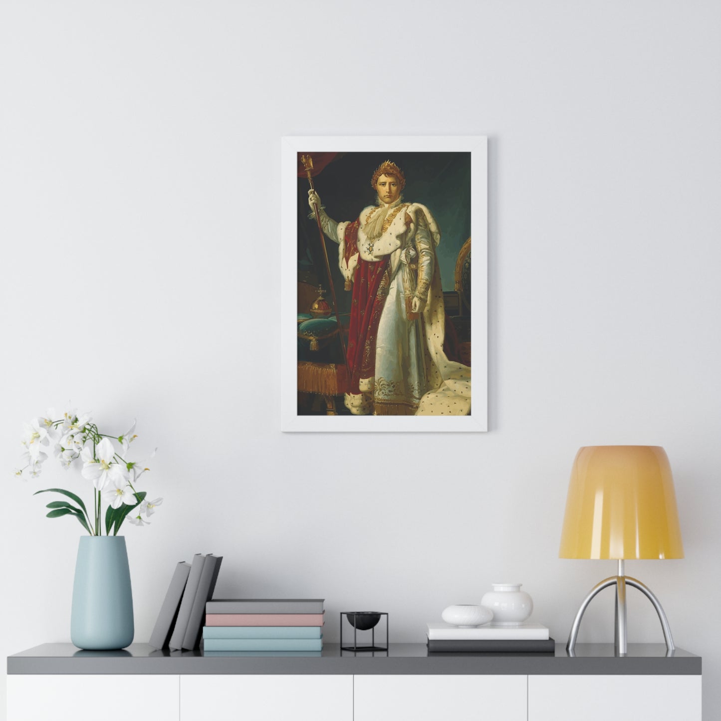 Napoleon Bonaparte as Emperor Framed Painting Poster