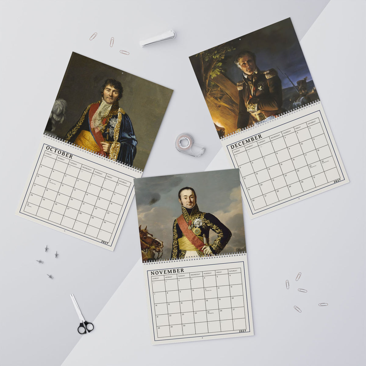 Napoleon's Marshals 2027 Calendar
