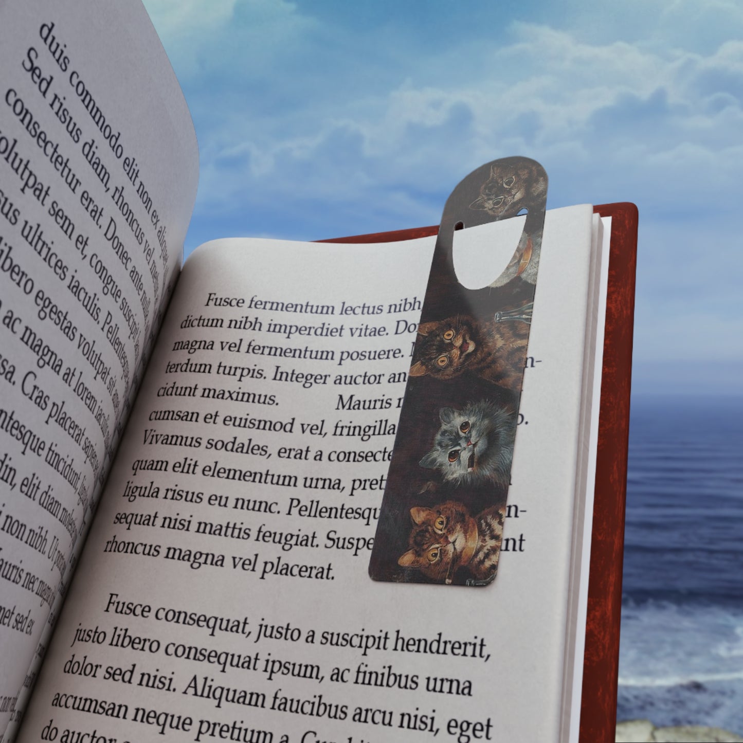 Cat Painting Bookmark