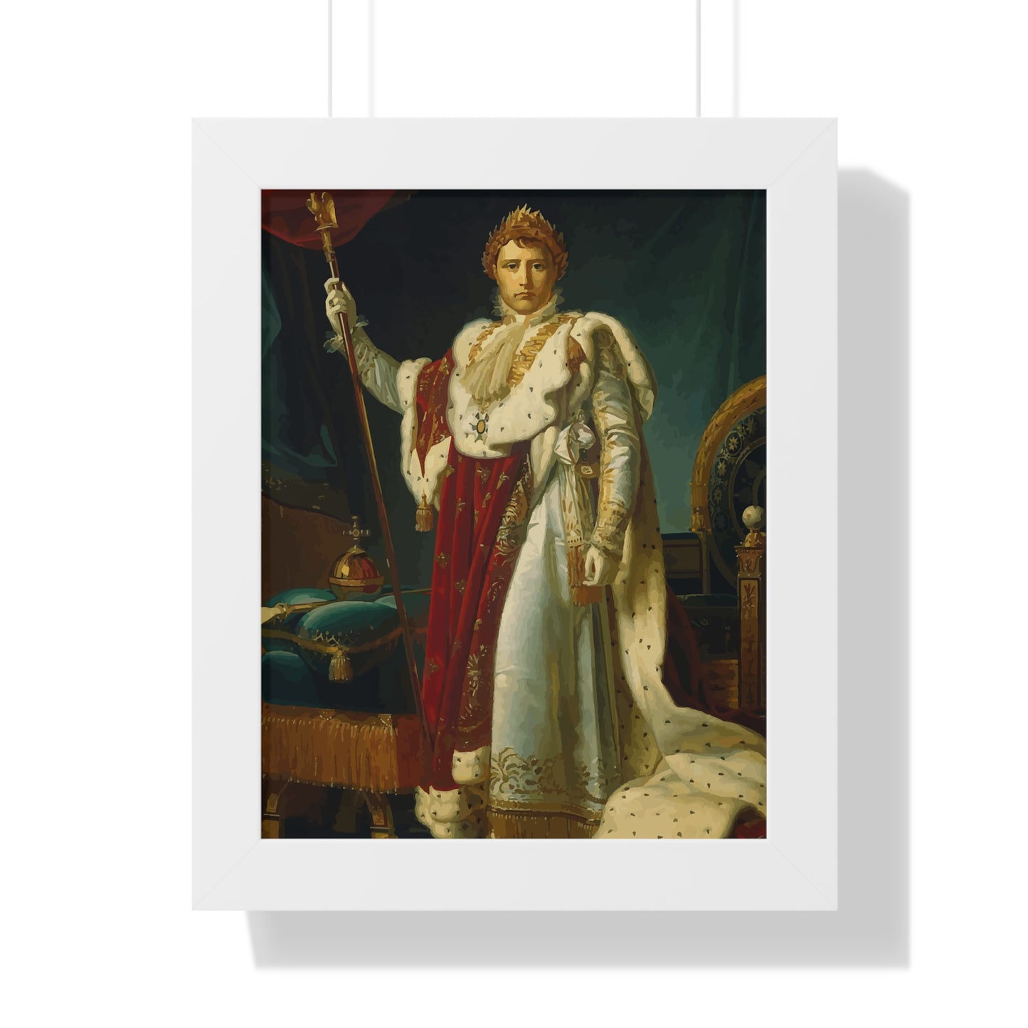 Napoleon Bonaparte as Emperor Framed Painting Poster