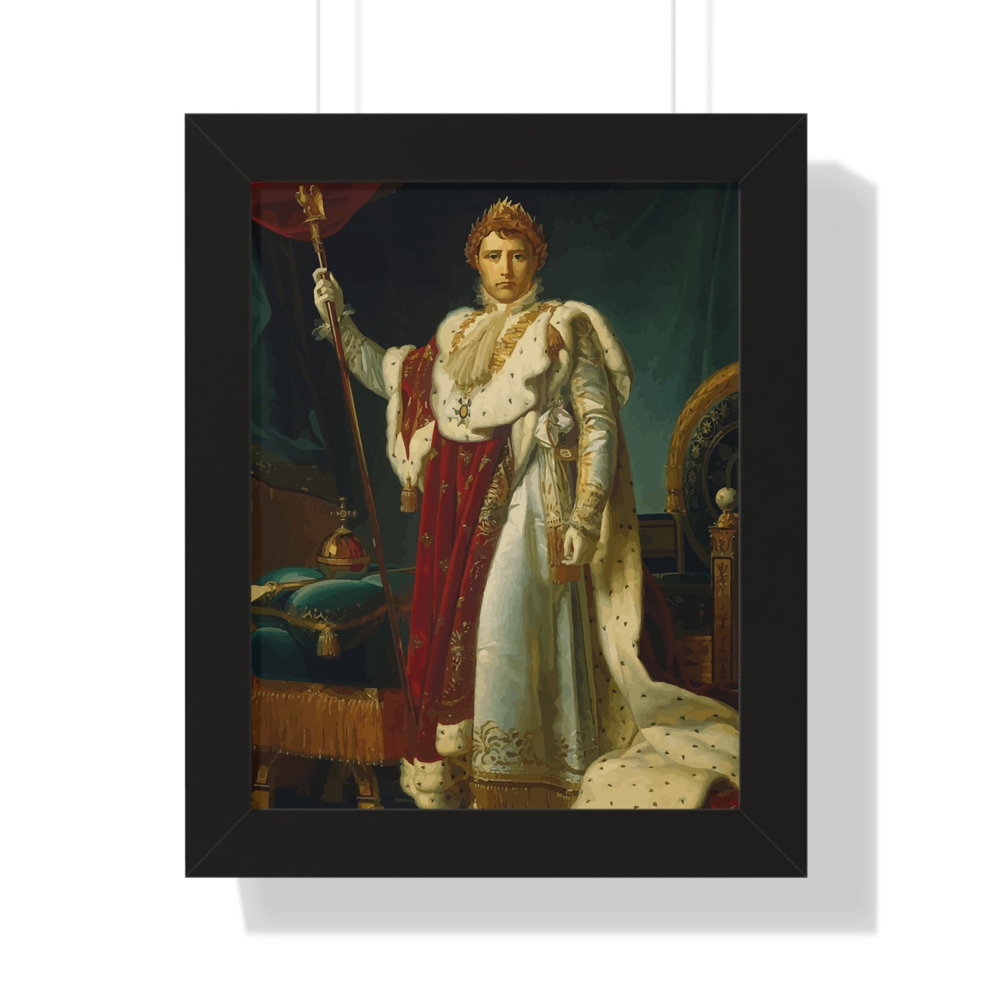 Napoleon Bonaparte as Emperor Framed Painting Poster
