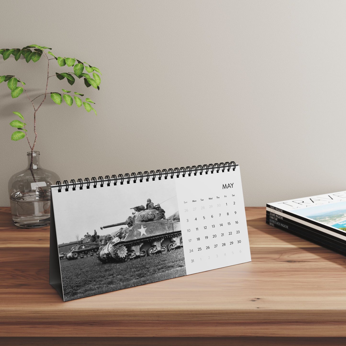 Tanks Throughout History 2026 Desktop Calendar