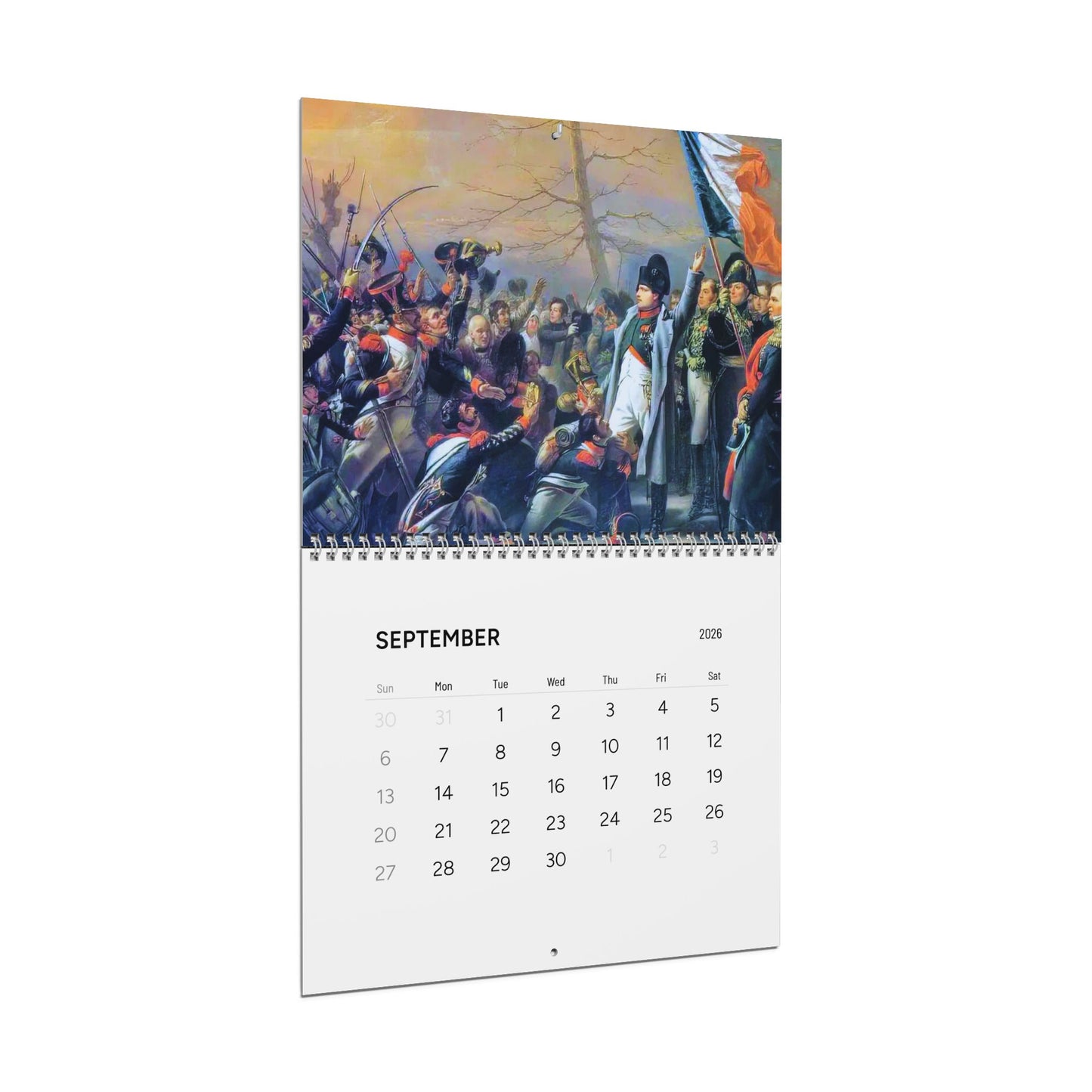 Chronological Napoleon Bonaparte 2026 Calendar
