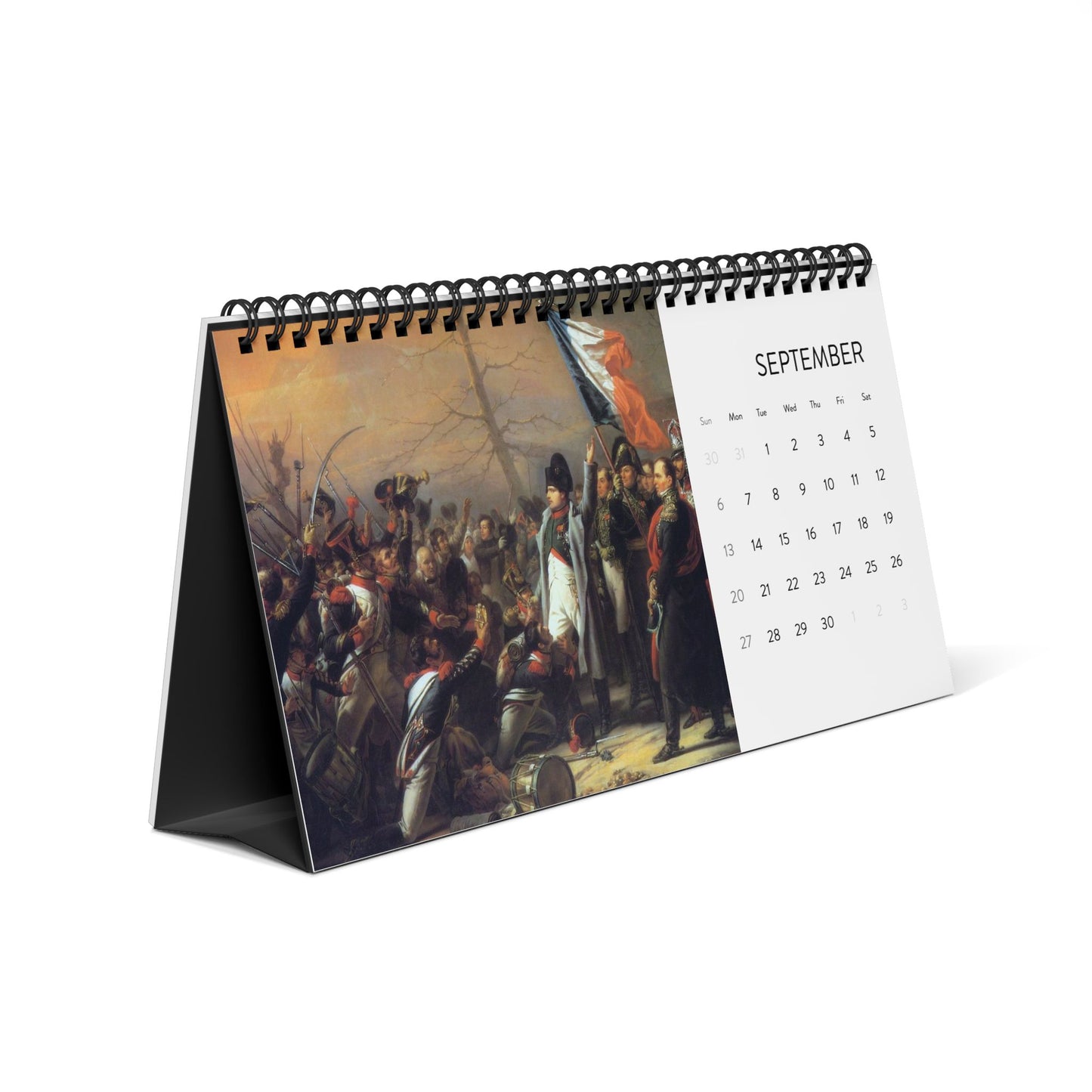 Chronological Napoleon Bonaparte 2026 Desktop Calendar