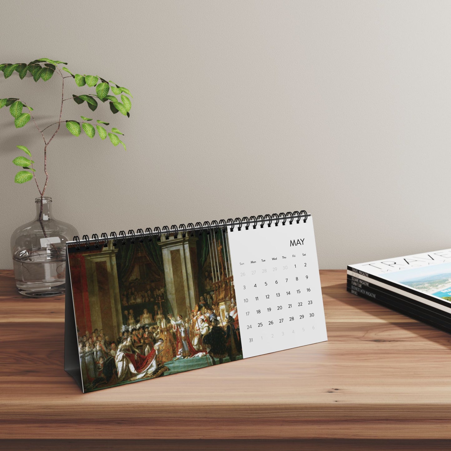 Chronological Napoleon Bonaparte 2026 Desktop Calendar