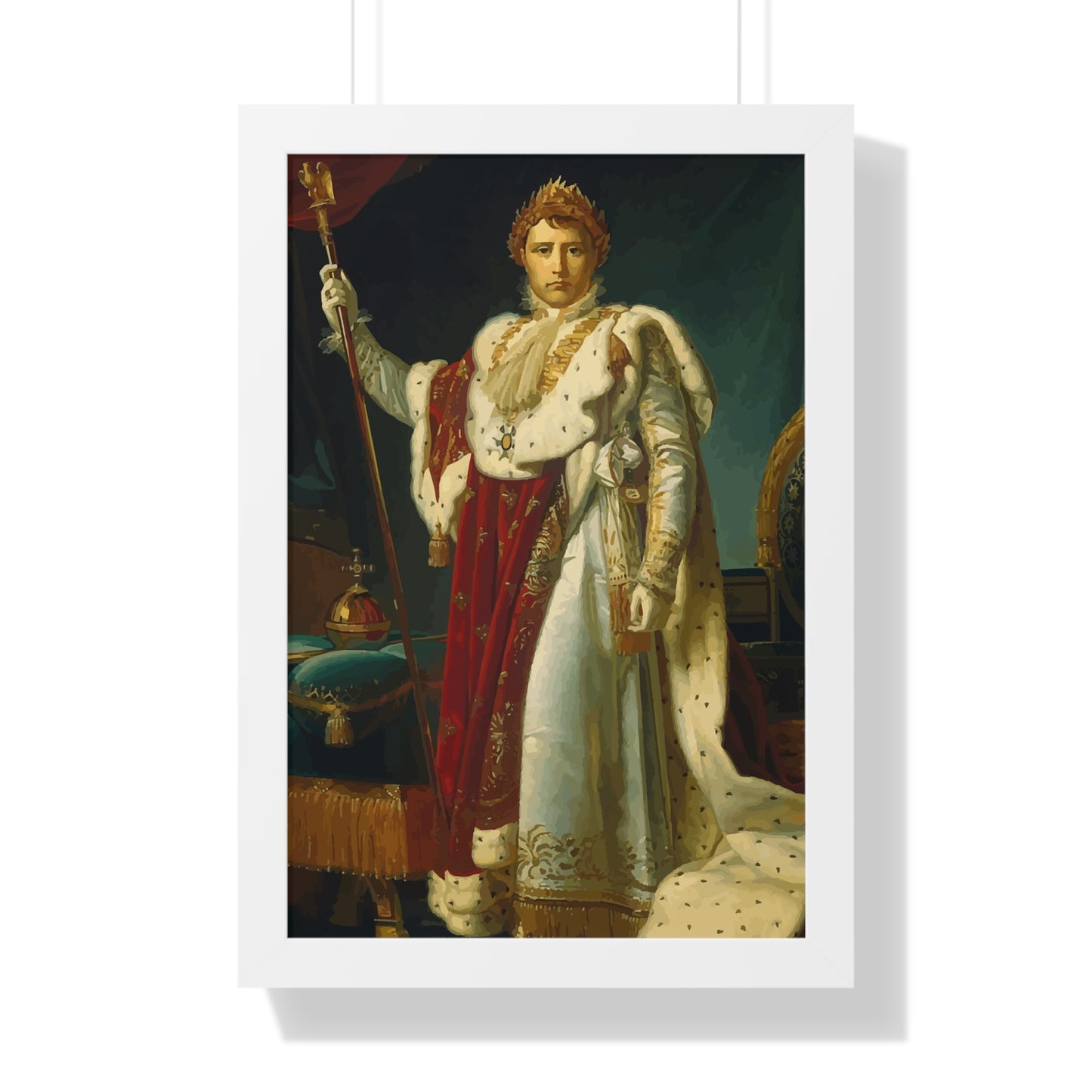 Napoleon Bonaparte as Emperor Framed Painting Poster