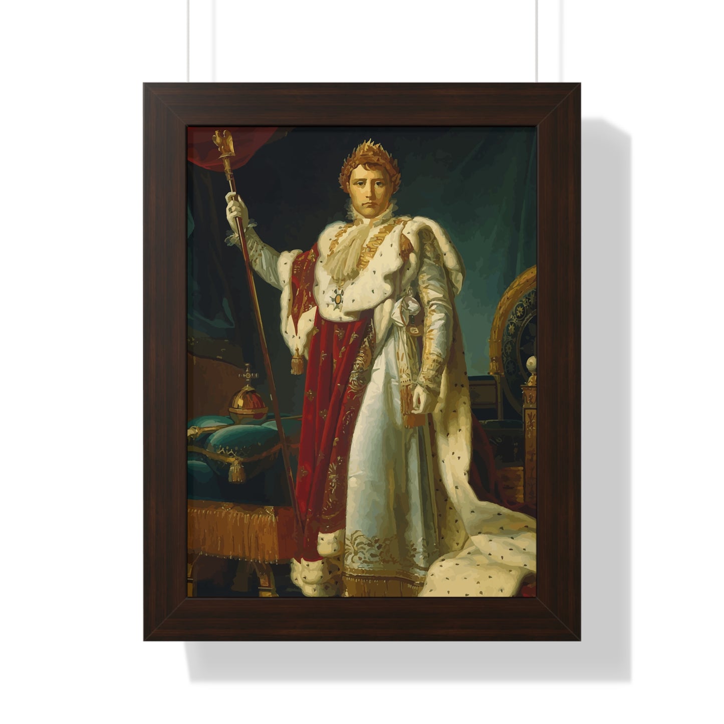 Napoleon Bonaparte as Emperor Framed Painting Poster