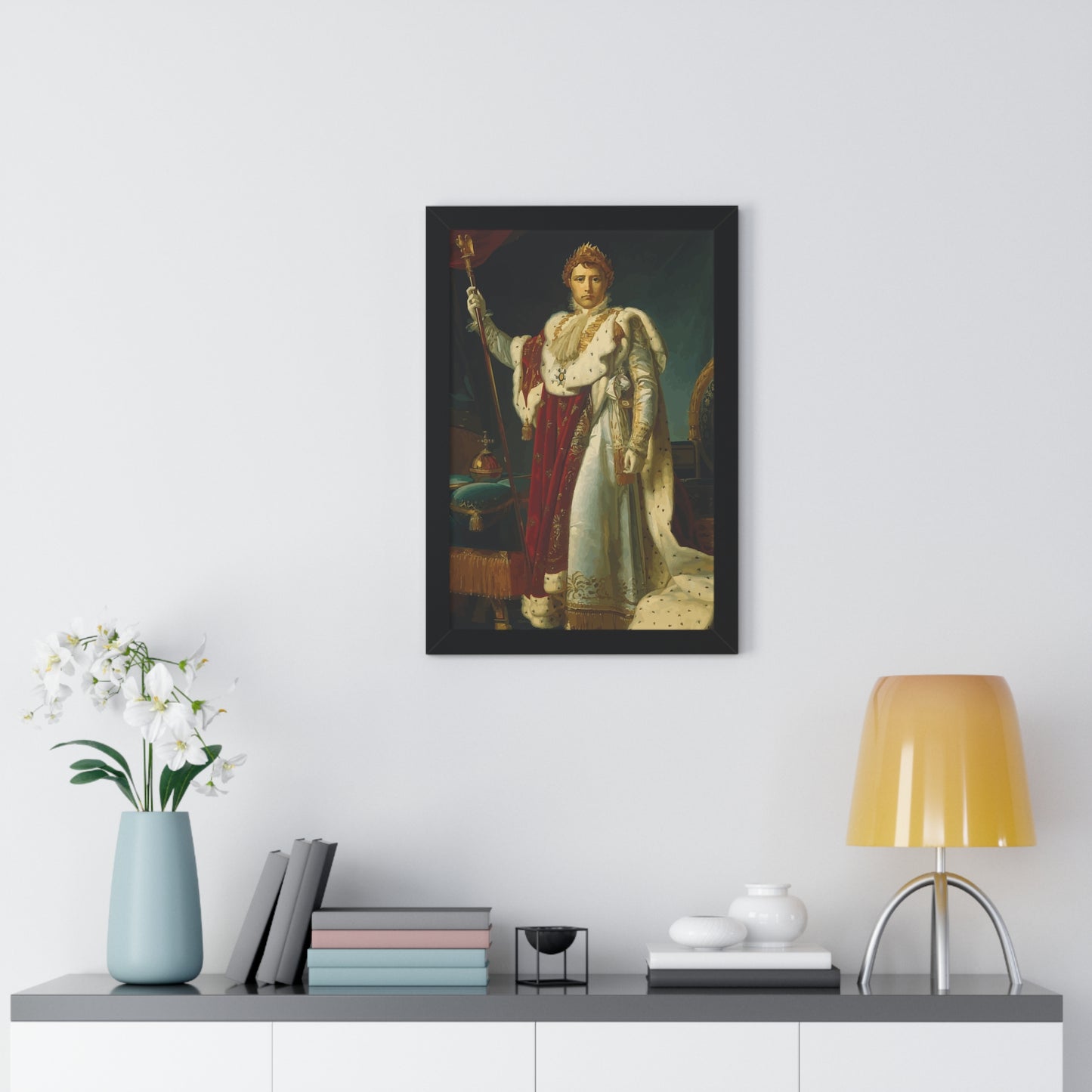 Napoleon Bonaparte as Emperor Framed Painting Poster