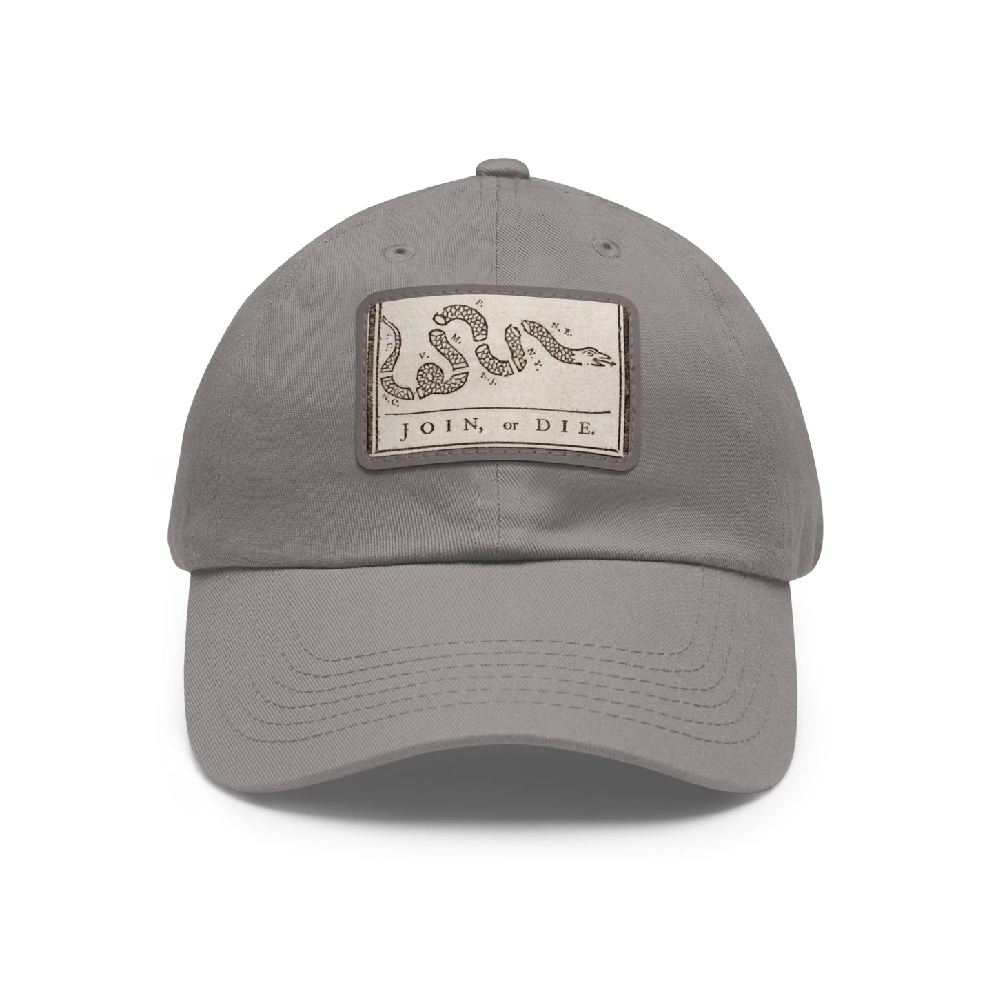Join or Die Leather Patch Hat