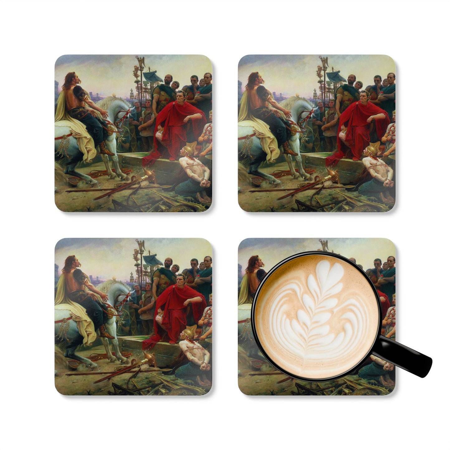 Julius Caesar Coaster Set