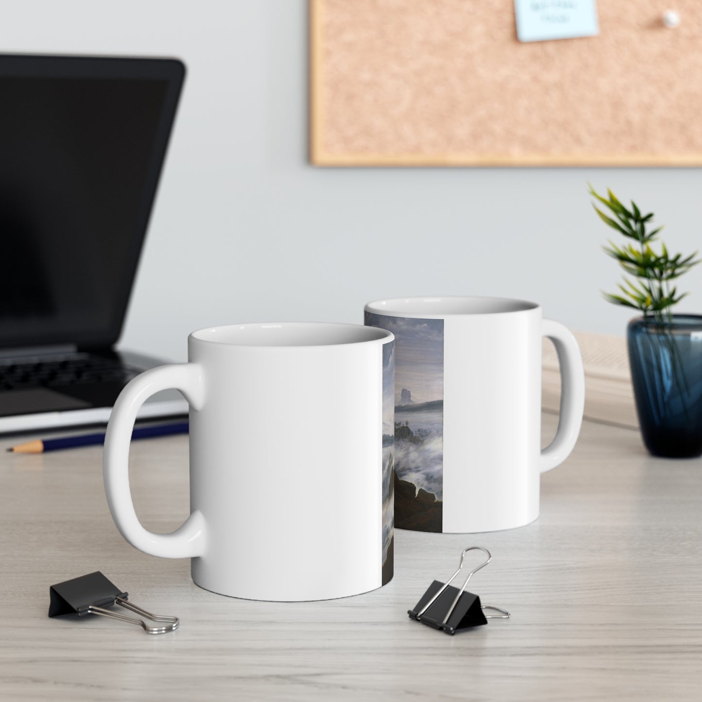 Wanderer above the Sea of Fog Painting Mug