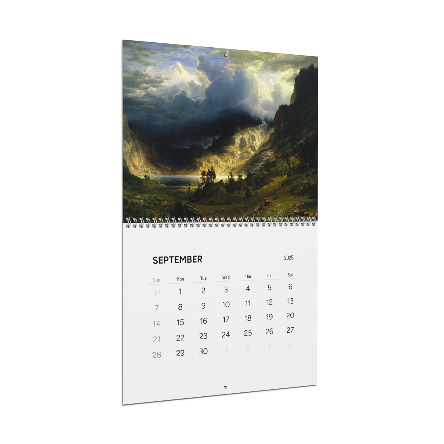 Albert Bierstadt Painting 2025 Calendar