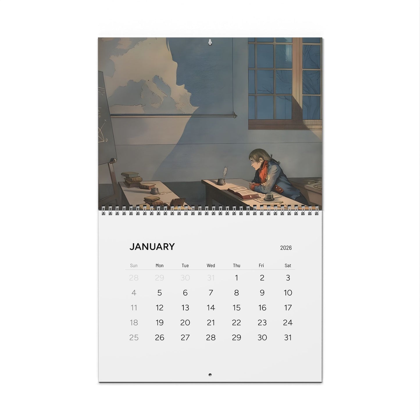 Chronological Napoleon Bonaparte 2026 Calendar