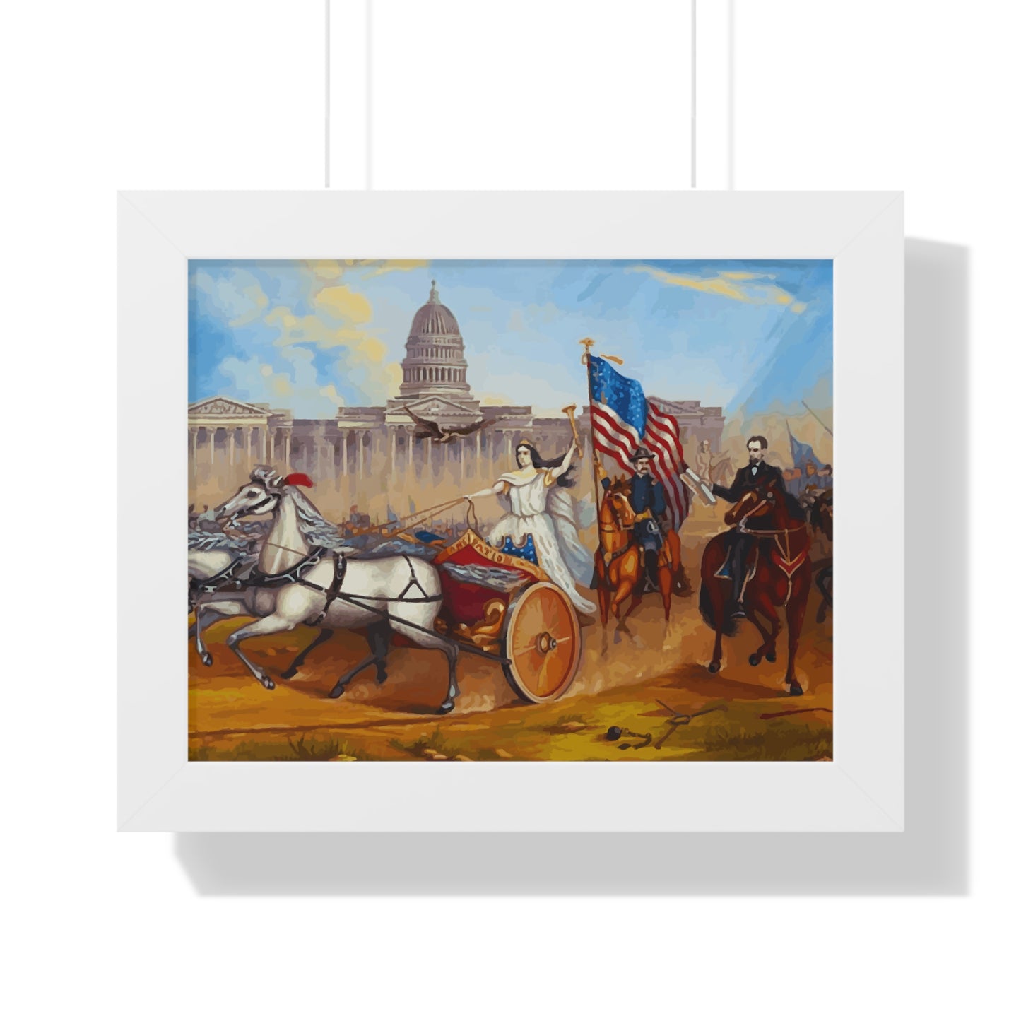 Emancipation Proclamation Framed Painting Poster