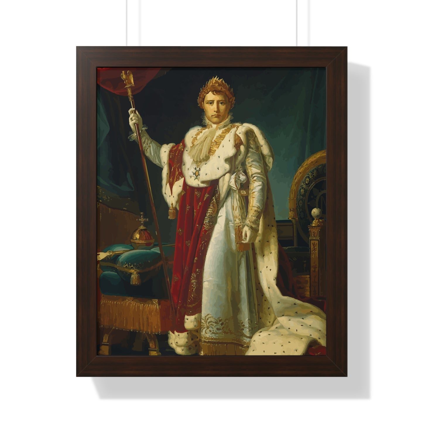 Napoleon Bonaparte as Emperor Framed Painting Poster