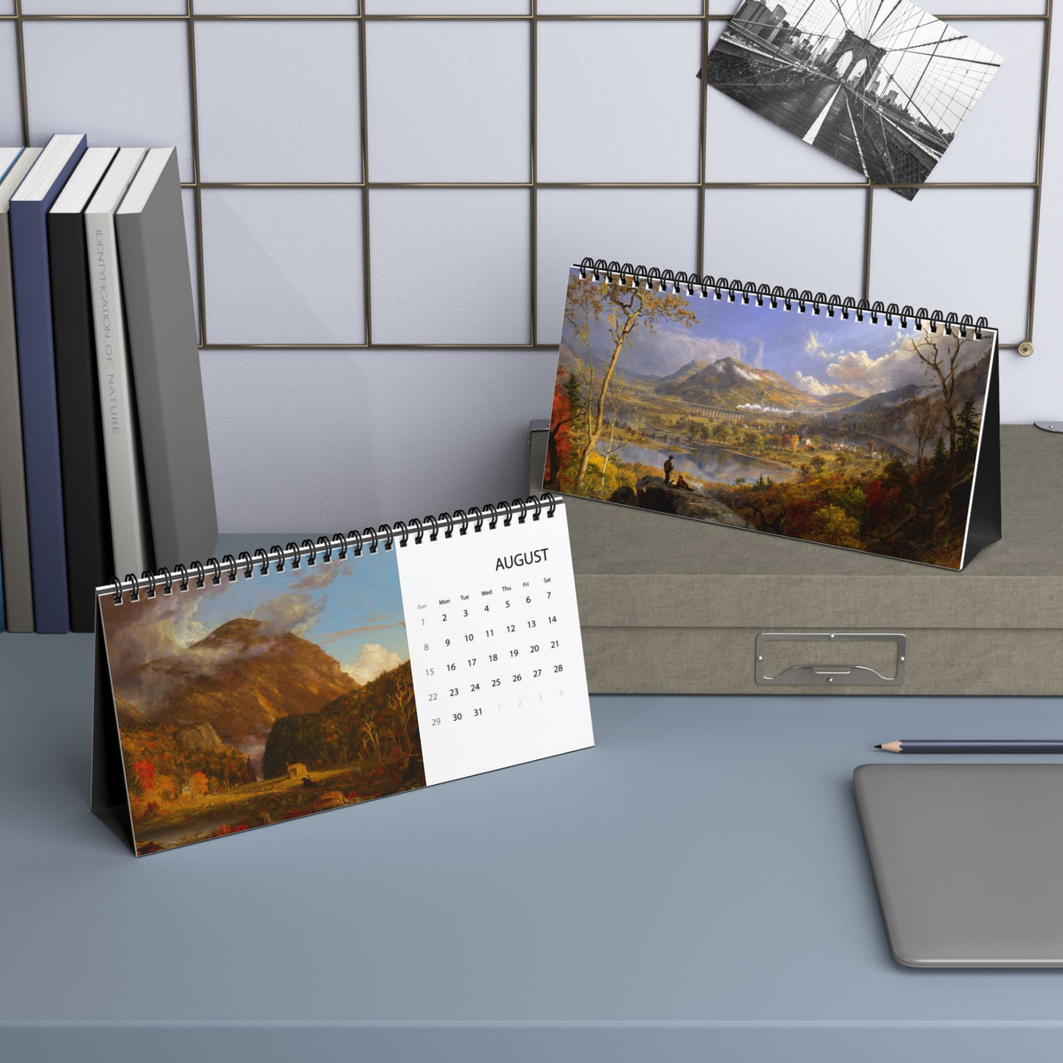 2027 American Landscape Desktop Calendar