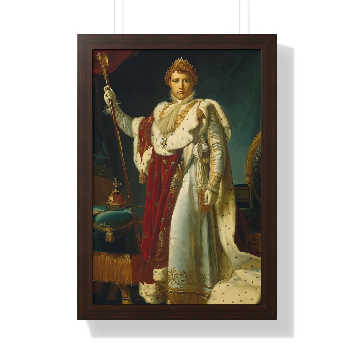 Napoleon Bonaparte as Emperor Framed Painting Poster