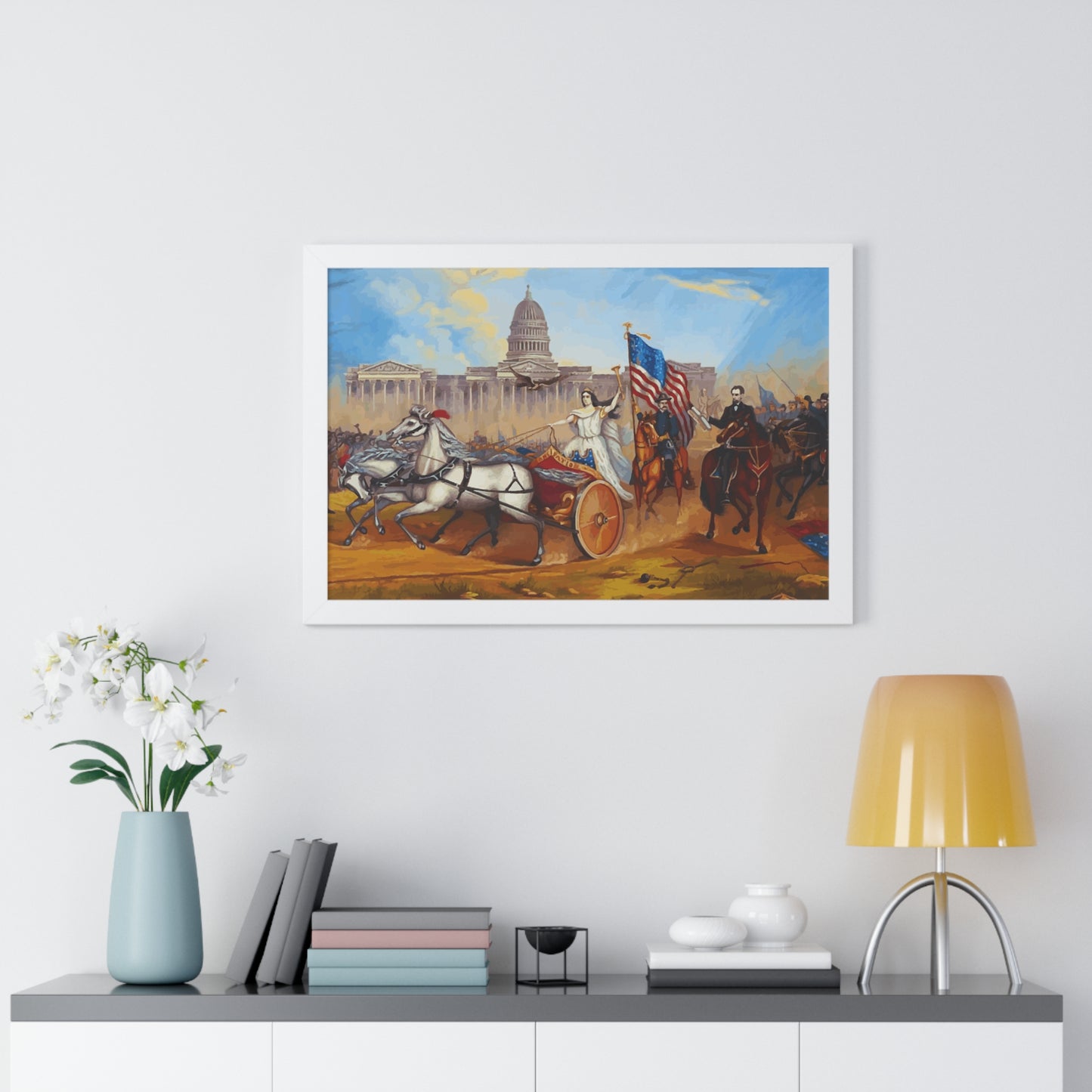 Emancipation Proclamation Framed Painting Poster