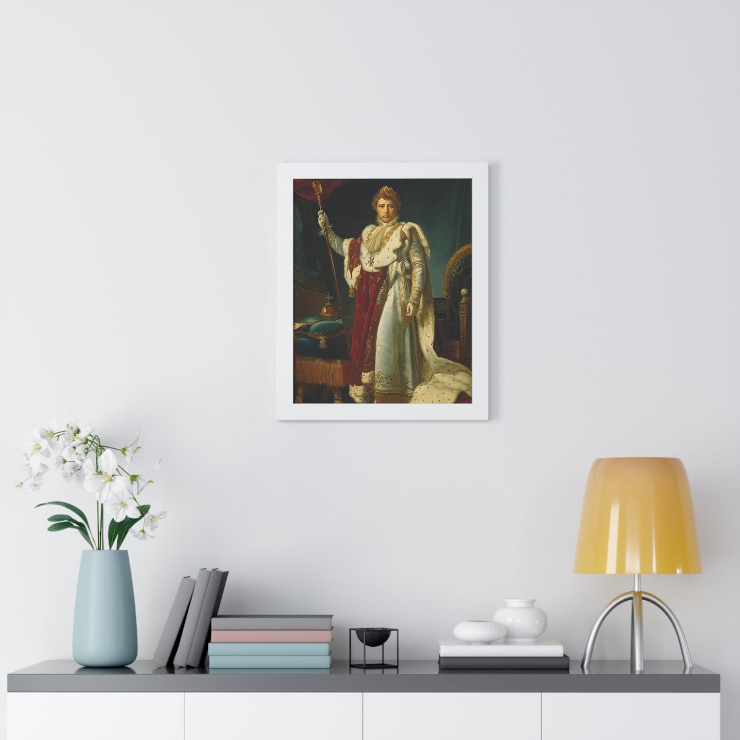 Napoleon Bonaparte as Emperor Framed Painting Poster