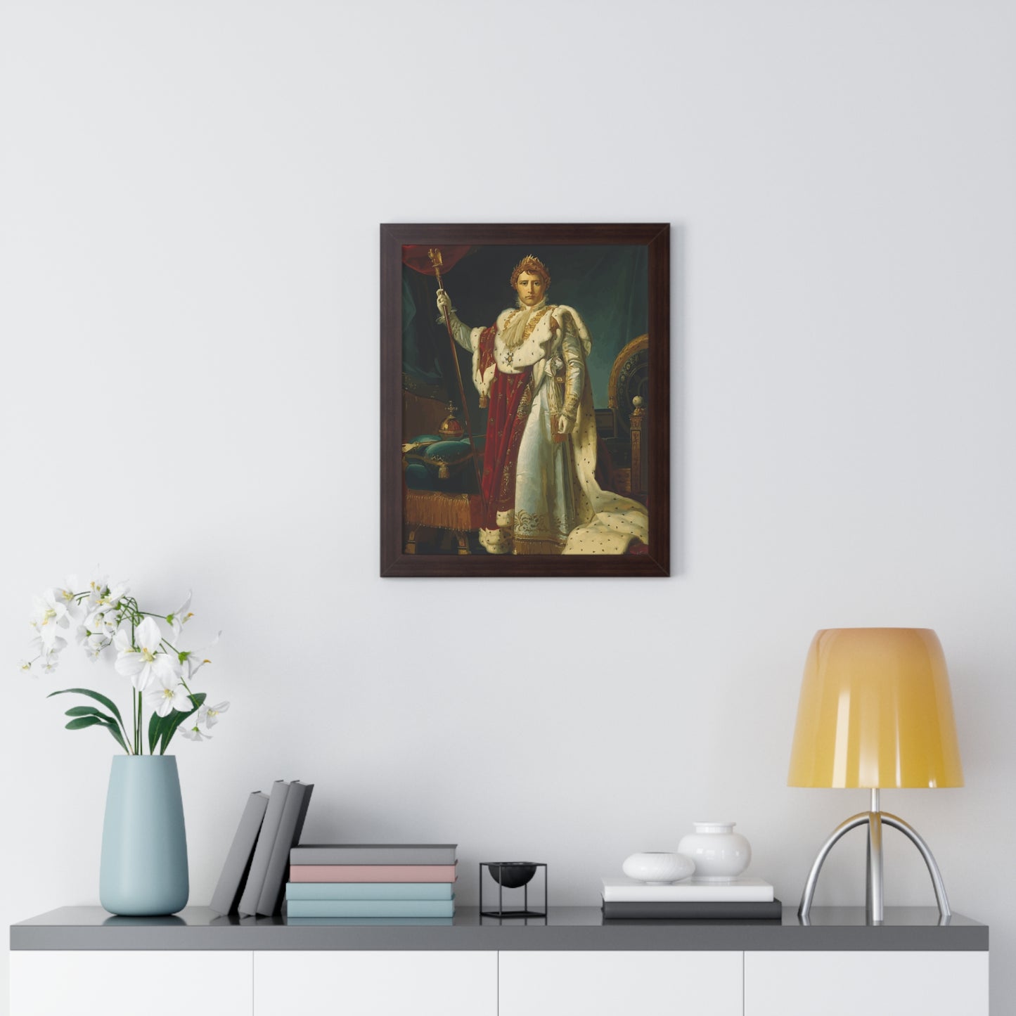 Napoleon Bonaparte as Emperor Framed Painting Poster
