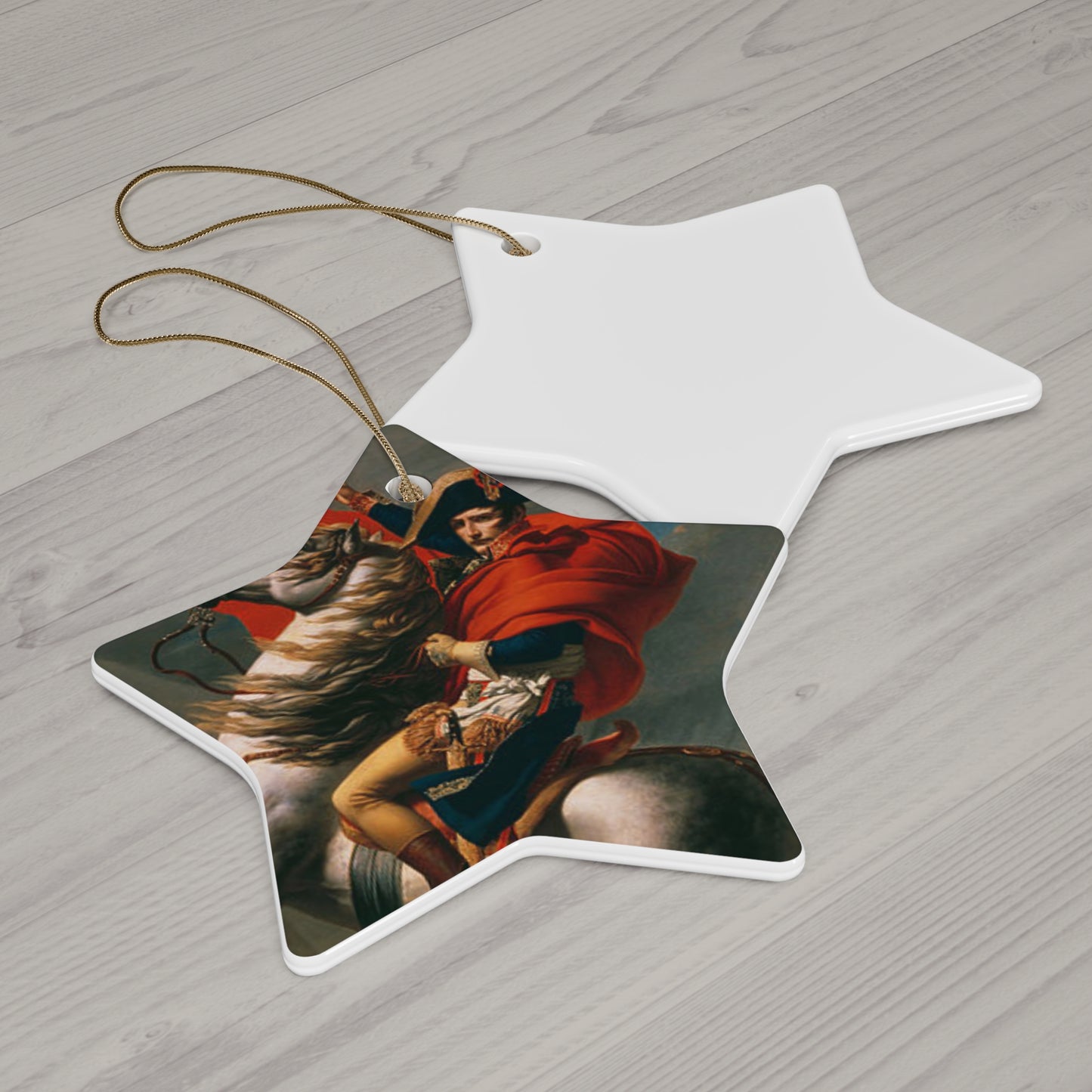Napoleon Bonaparte Crossing the Alps Ornament