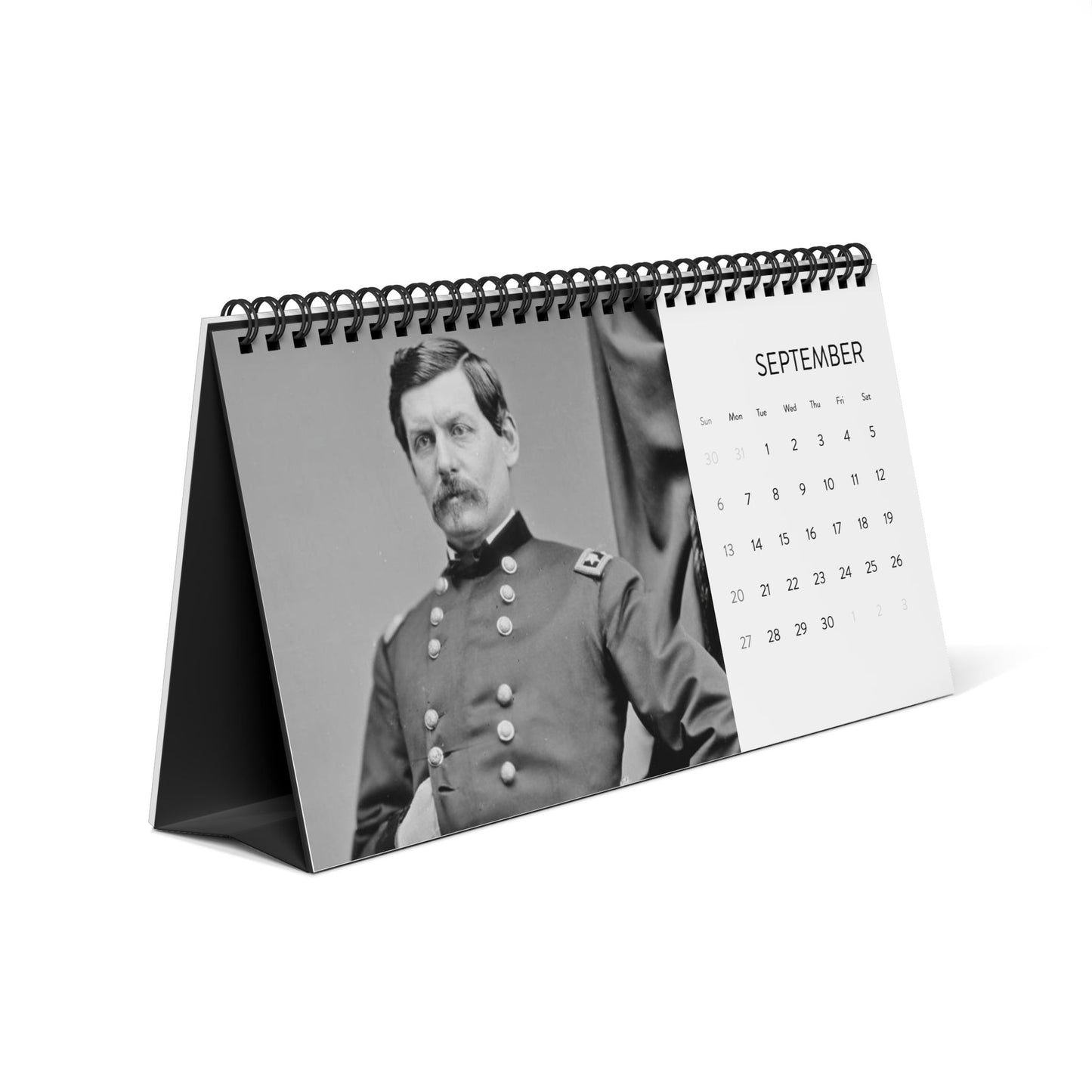 Civil War General Desktop Calendar 2026