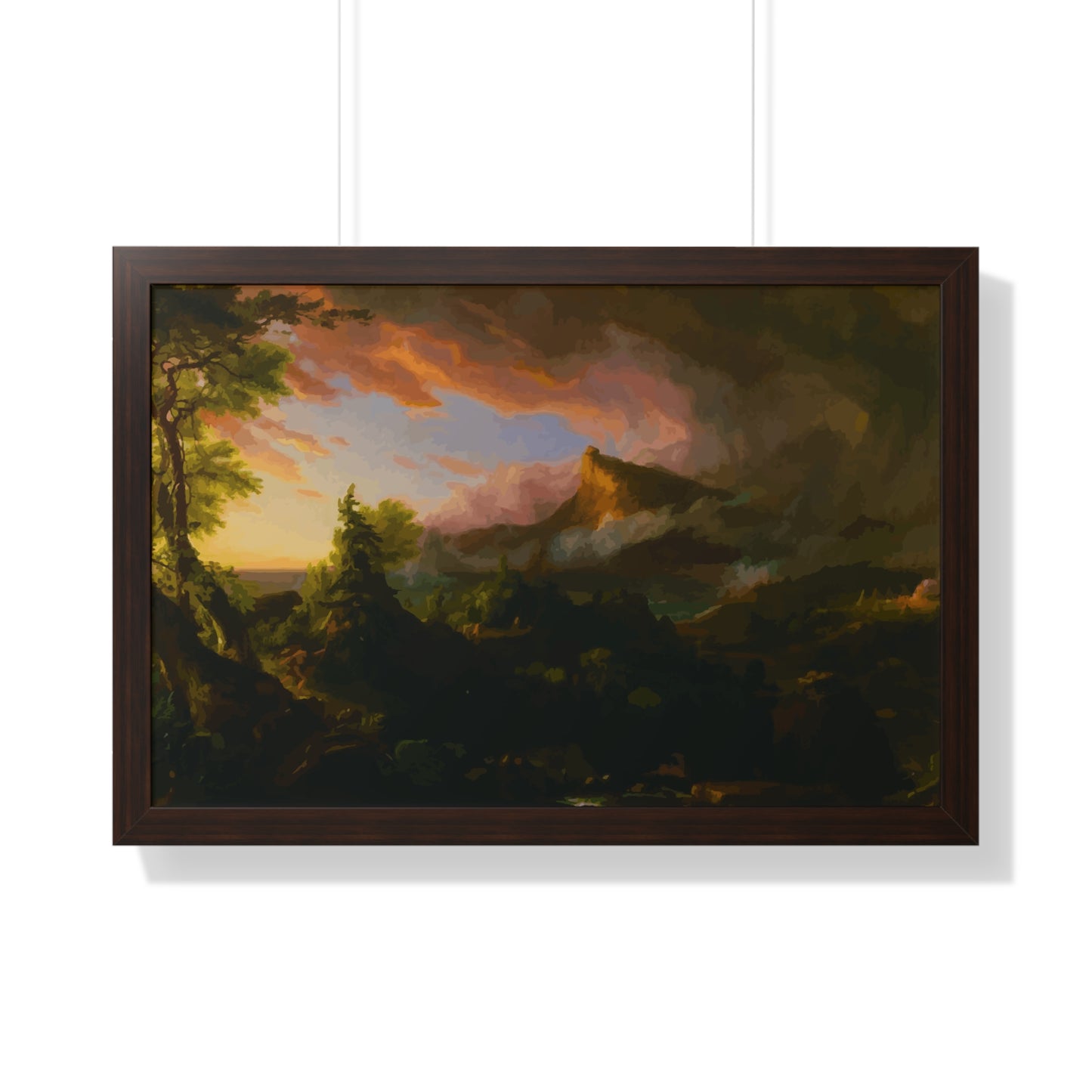 The Course of Empire: The Savage State Framed Painting Poster