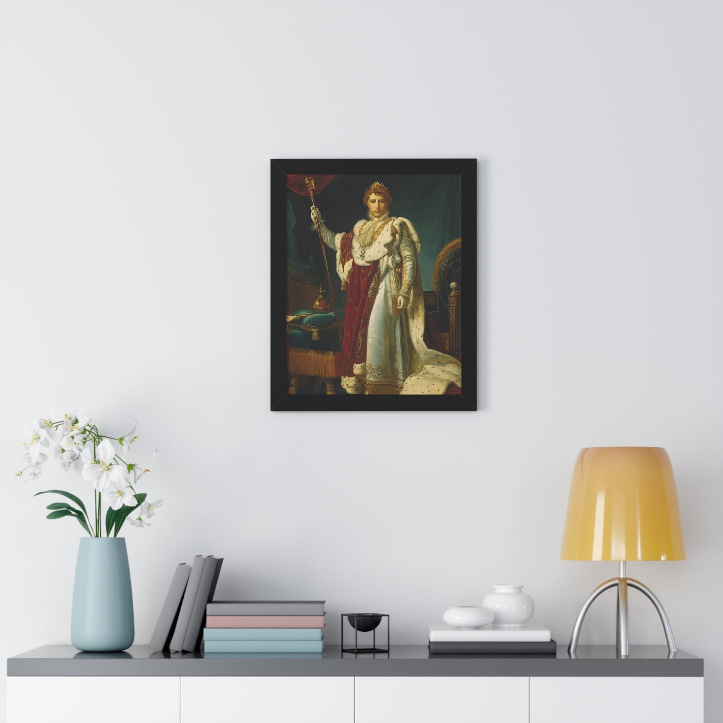 Napoleon Bonaparte as Emperor Framed Painting Poster