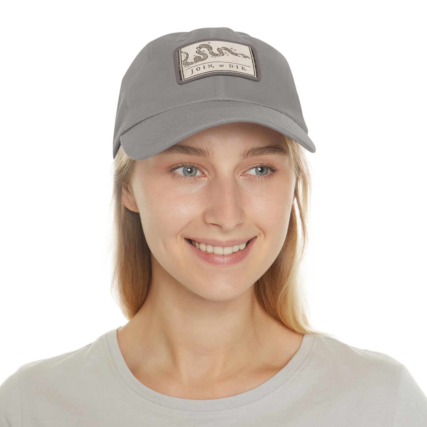Join or Die Leather Patch Hat