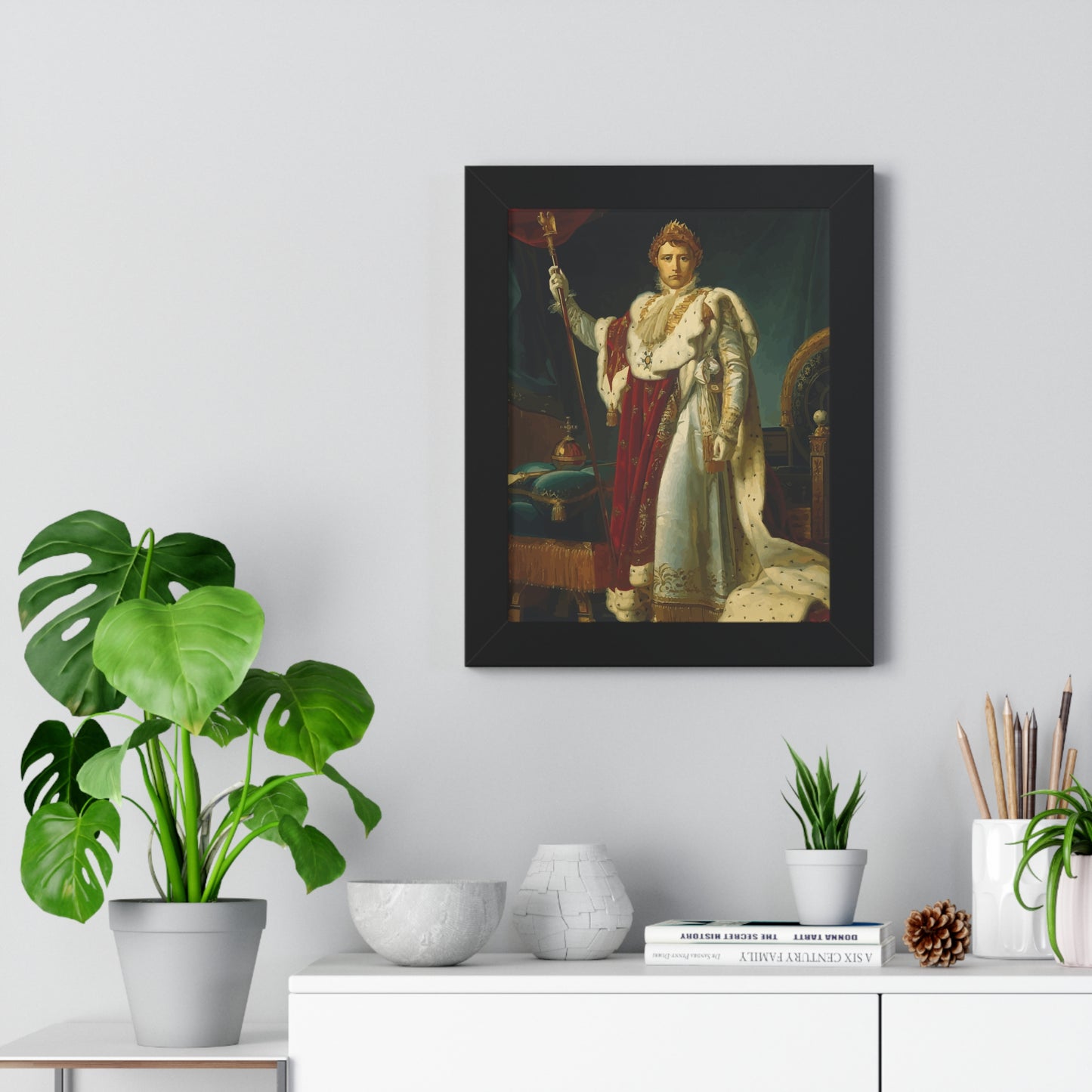 Napoleon Bonaparte as Emperor Framed Painting Poster