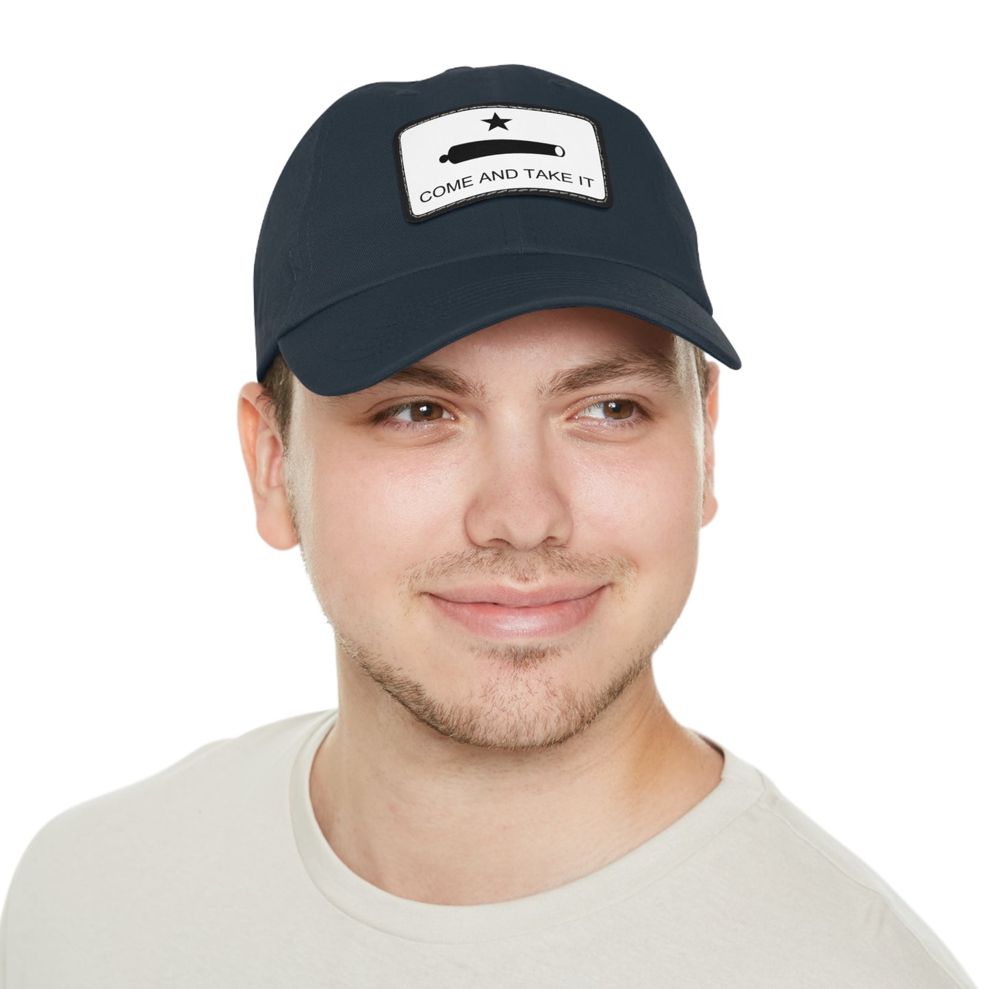 Come and Take It Leather Patch Hat