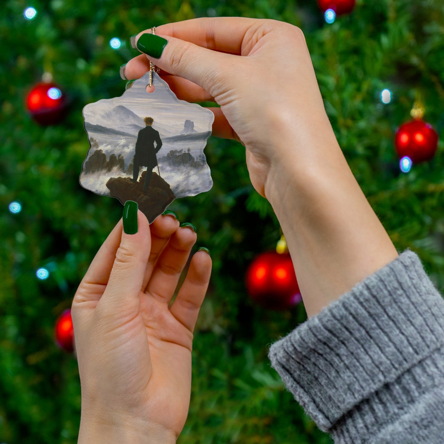 Wanderer Above the Sea of Fog Ornament
