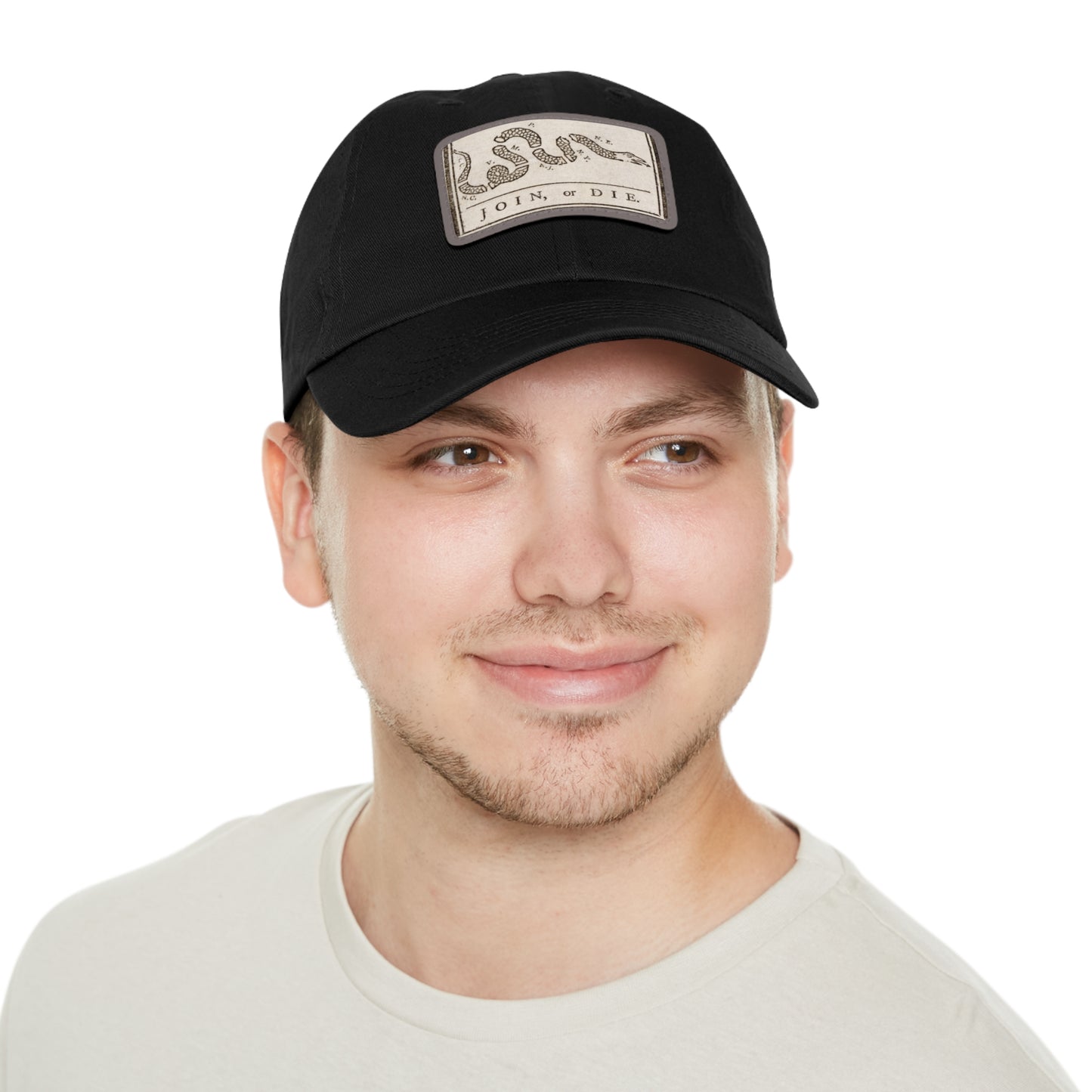 Join or Die Leather Patch Hat