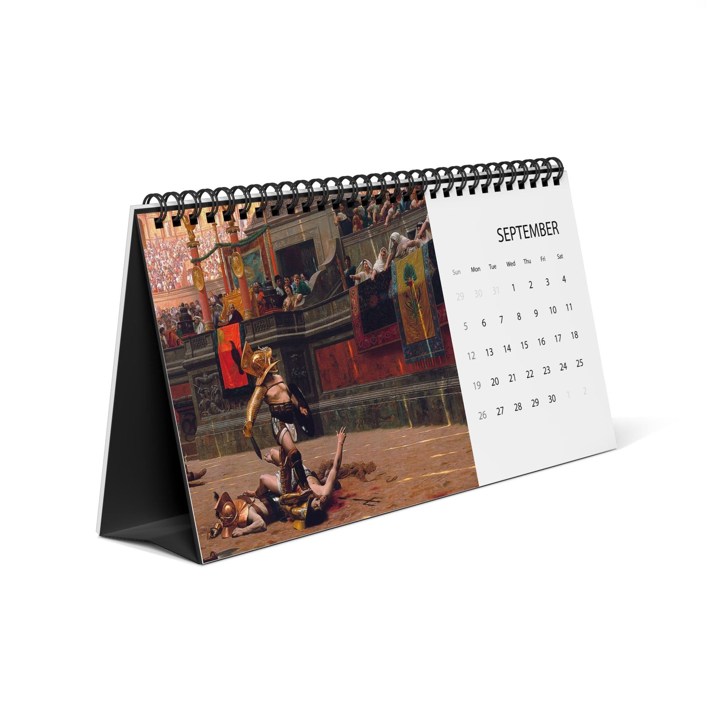 Roman History 2027 Desktop Calendar