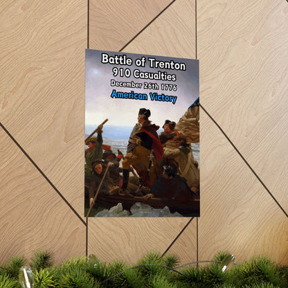 Battle of Trenton Vertical Matte Poster