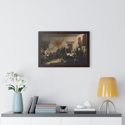 The Signing of The Declaration of Independence Framed Painting Poster