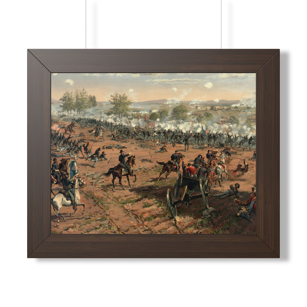Battle of Gettysburg Framed Print | Thure de Thulstrup, 1887