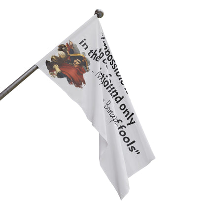 Napoleon Bonaparte Quote Flag