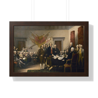 The Signing of The Declaration of Independence Framed Painting Poster