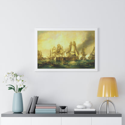 The Battle of Trafalgar Framed Painting Poster