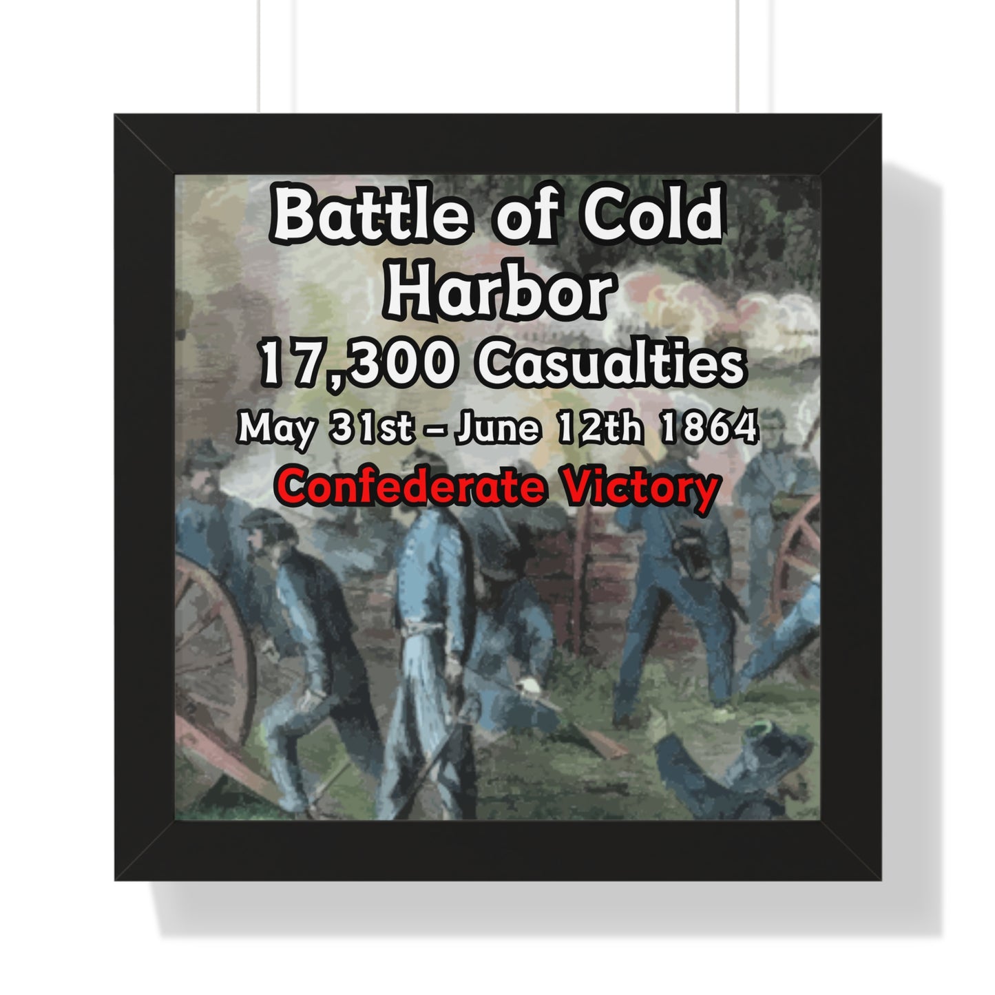 Battle of Cold Harbor Framed Poster