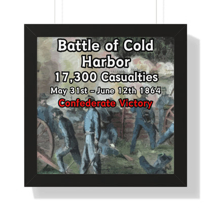 Battle of Cold Harbor Framed Poster